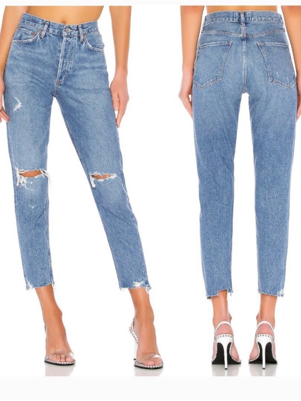 AGOLDE- Jamie High Rise Classic Jeans Blue Size 24
